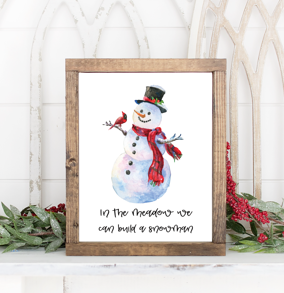 Snowman Christmas Printable
