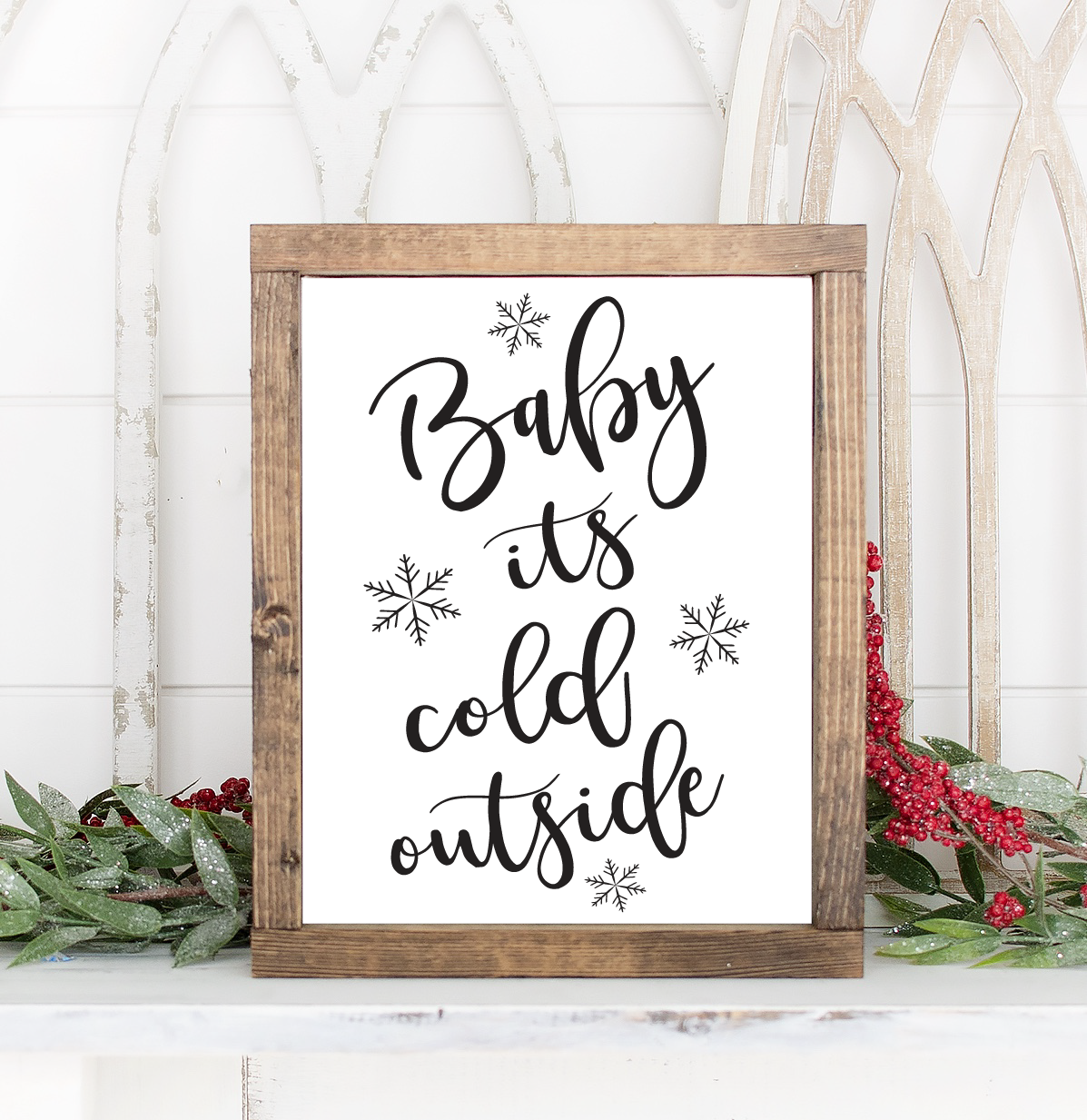 Baby It's Cold Outside Christmas Printable